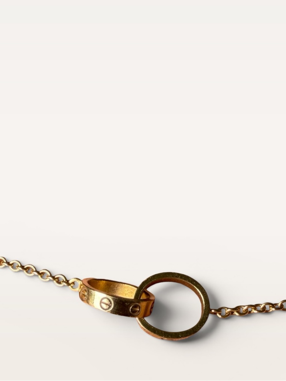 Cartier LOVE Pendant Necklace 18K Yellow Gold Authentic Cartier Love Necklace - Picture 2 of 5